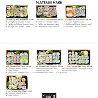 Restaurant de sushis Okimono Sushi à Agen (le menu)