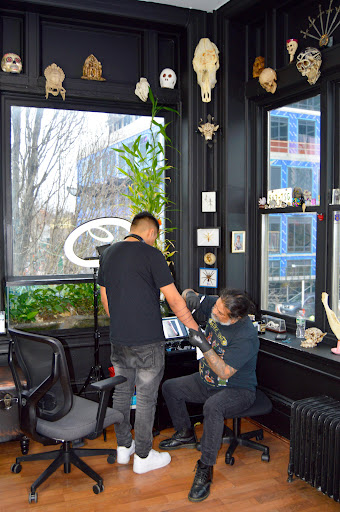 Explore female tattoo sleeve ideas, creative tattoo ideas in New Rochelle, available at Lupitas Tattoos