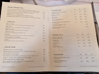 Menu du Aux Cocottes à Paris