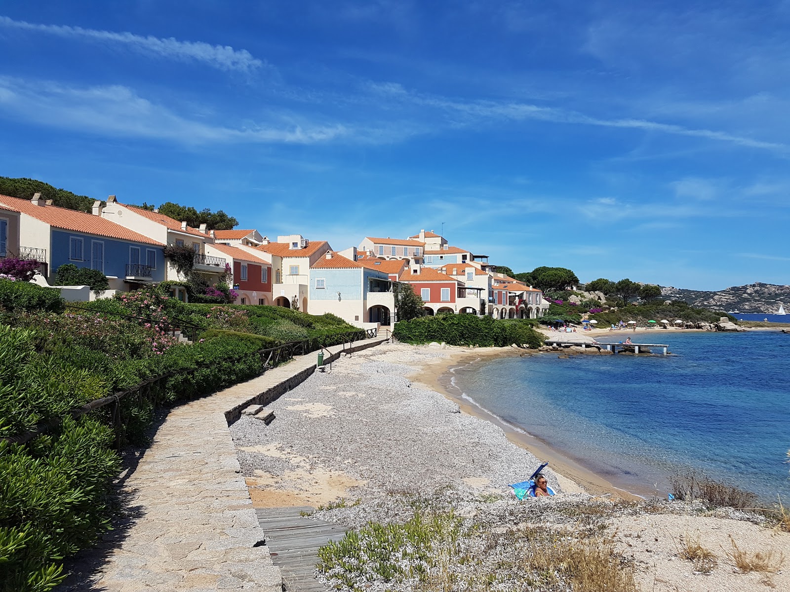 Foto van Spiaggia Porto Faro met hoog niveau van netheid