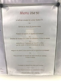 Restaurant La Route Gourmande à Lorient (le menu)