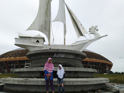 Perahu Lancang Kuning Stadion Utama Riau