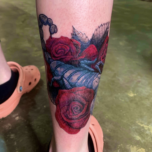 Explore sky tattoo ideas, creative tattoo ideas in Durango, available at Headhunter Tattoo