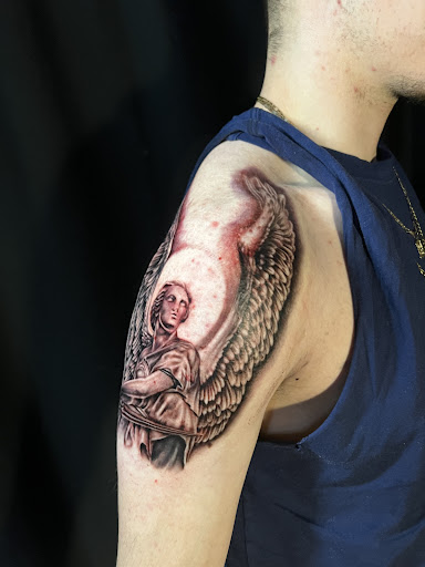 Explore motley crue tattoo ideas, creative tattoo ideas in Chicago, available at Twisted Tattoo Studio