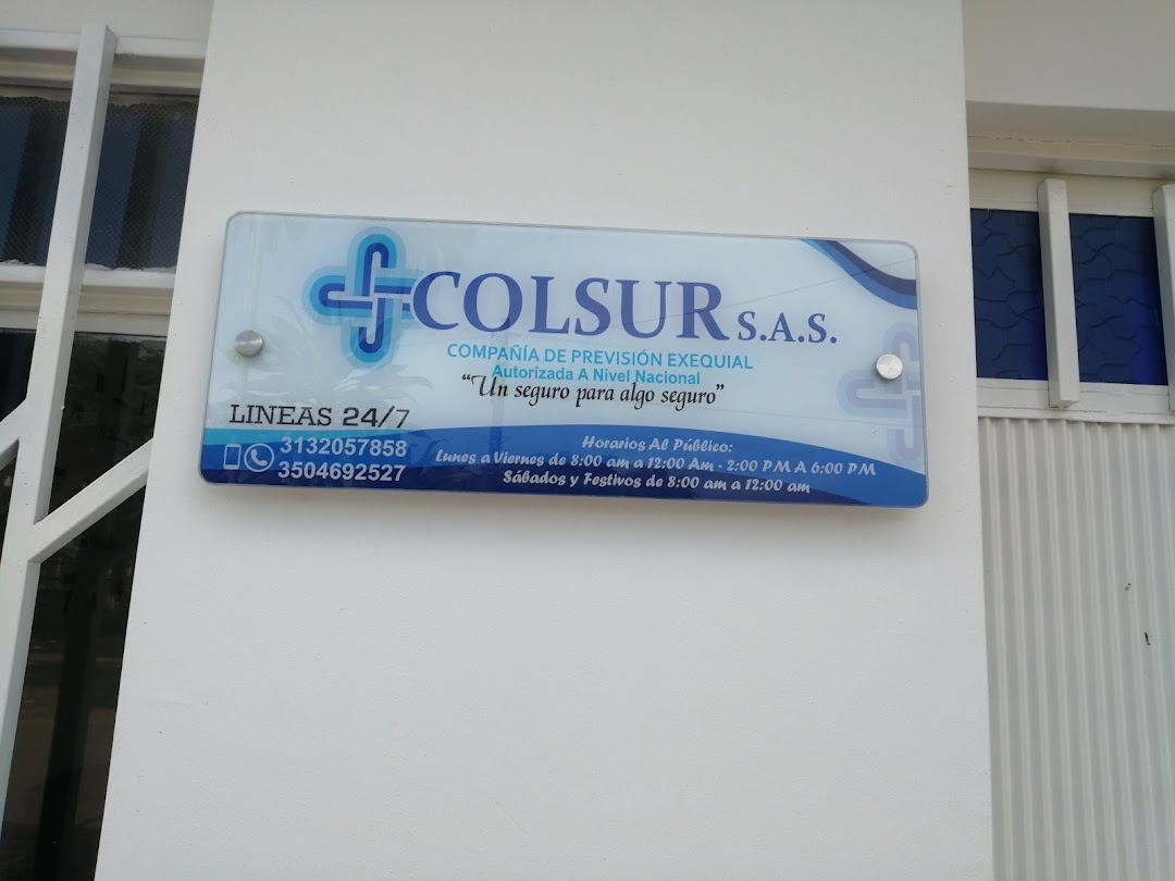 COLSUR S. A. S. Compañia de seguros y servicios exequiales