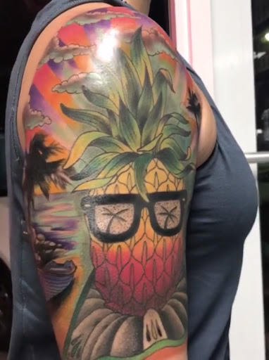 Explore family chest tattoo ideas, creative tattoo ideas in Fort Lauderdale, available at True Love Tattoo of Fort Lauderdale on 17th Street