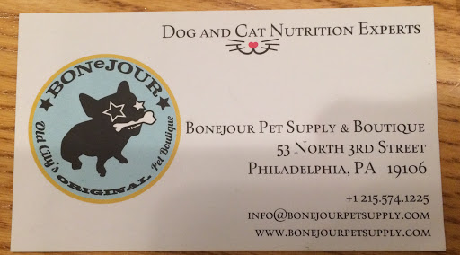 Pet Supply Store «BONeJOUR Pet Supply and Dog Wash», reviews and photos, 53 N 3rd St, Philadelphia, PA 19106, USA