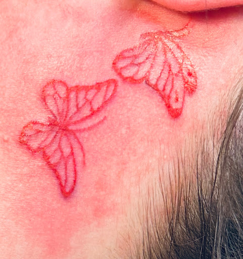 Explore morticia and gomez tattoo ideas, creative tattoo ideas in Lake Charles, available at Brand-X Tattoo & Piercing