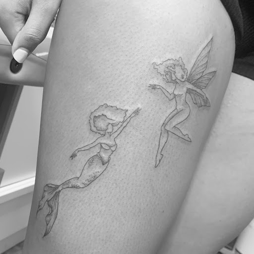 Explore badass neck tattoo ideas, creative tattoo ideas in Fairfax, available at Pinky Inky Tattoo