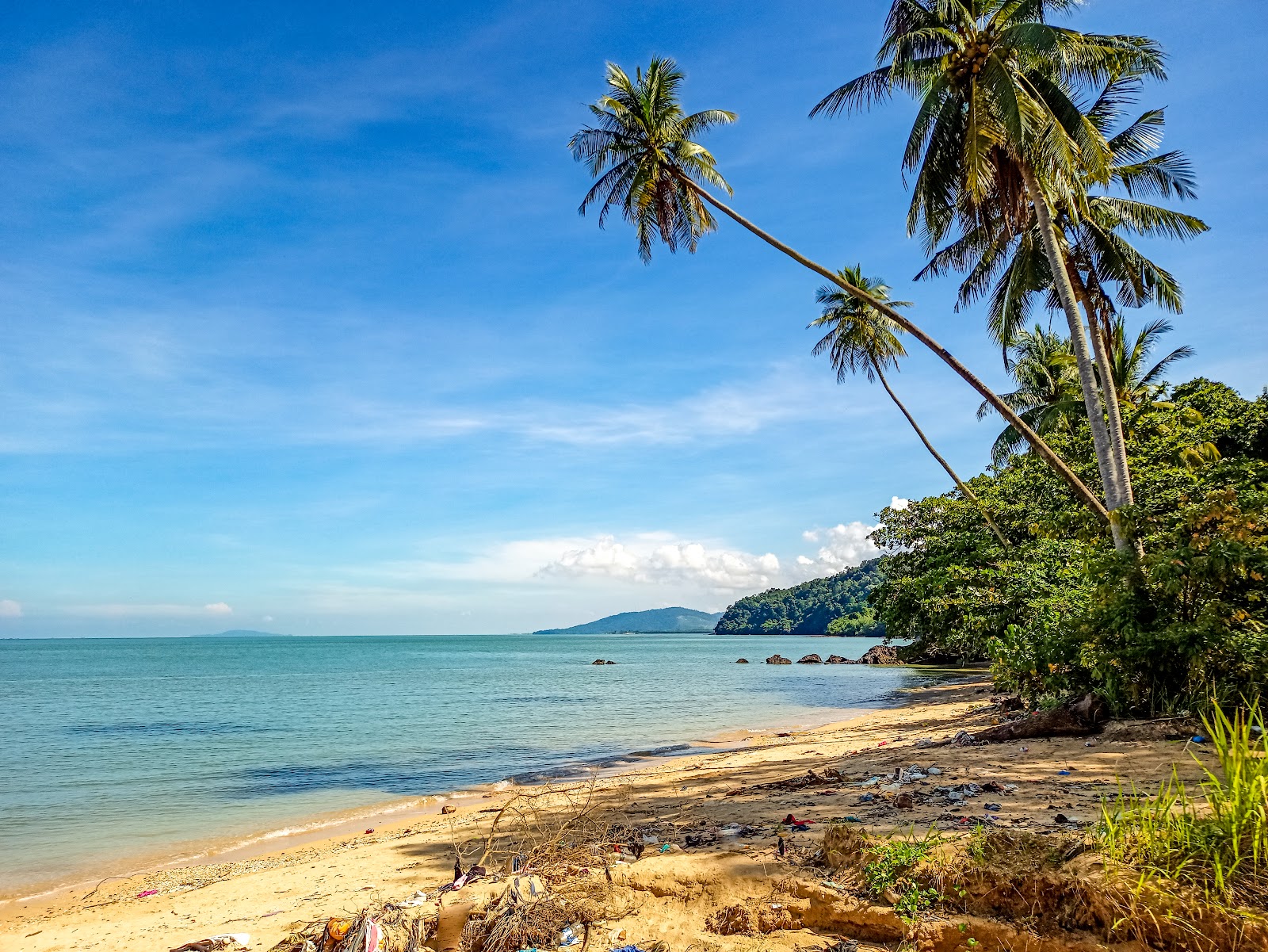 Fotografija Sayak Island Beach z ravna obala