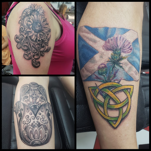 Explore african american tattoo ideas, creative tattoo ideas in Vinton, available at Cherry Bomb Tattoo and piercing