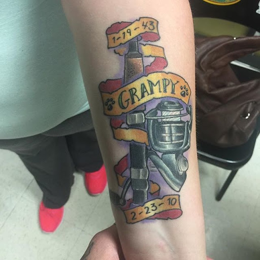 Explore ghost tattoo ideas, creative tattoo ideas in Keene, available at Art For Life Tattoos