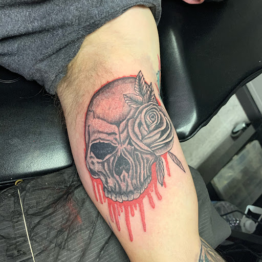 Explore anesthesia tattoo ideas, creative tattoo ideas in Hudson Falls, available at ALTERED ADDICTION TATTOOS