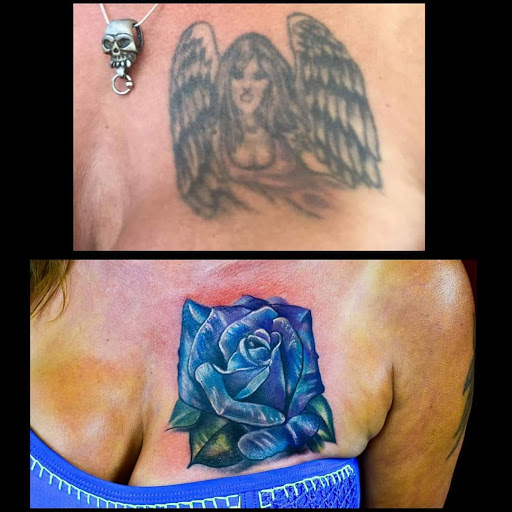 Explore parents name tattoo ideas, creative tattoo ideas in Brunswick, available at Black Element Tattoo