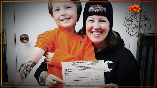 Explore tramp tattoo ideas, creative tattoo ideas in Minocqua, available at Whisky Rose Tattoo Parlor