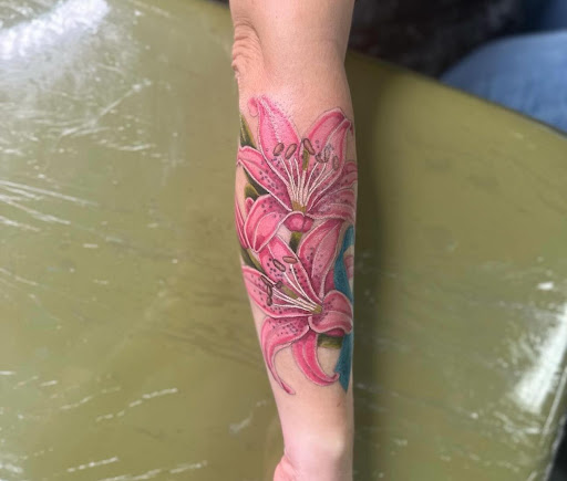 Explore tattoo ideas music lovers, creative tattoo ideas in Bryan, available at The Blackest Crow Tattoo Studio