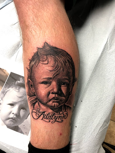 Explore bicep tattoo ideas for men, creative tattoo ideas in Pittsburg, available at Delta Art & Tattoo