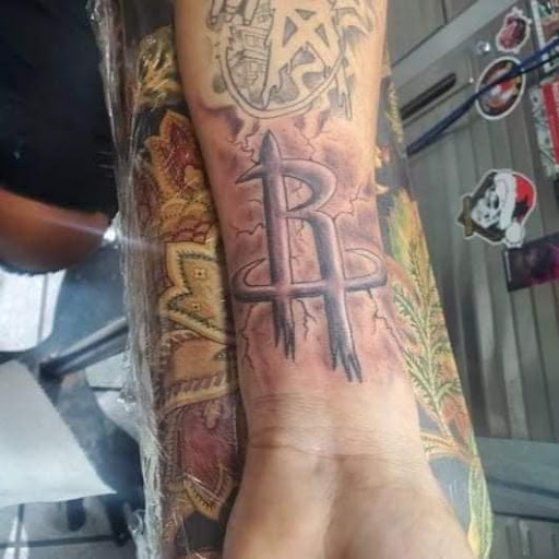 Explore father time tattoo ideas, creative tattoo ideas in Houston, available at 333 Tattoo Studio HTX