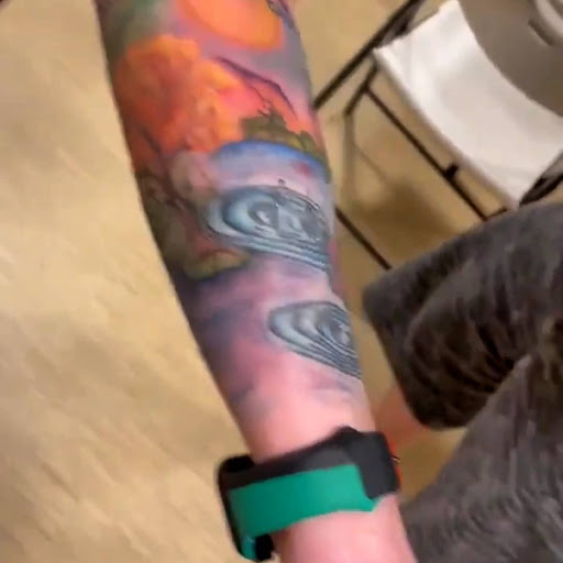 Explore half sleeve skull tattoo ideas, creative tattoo ideas in Vancouver, available at Studio X Tattoos & Piercings