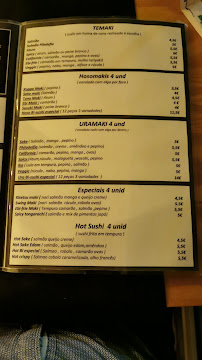 Menu / carte de Bi Sushi à Vila Nova de Famalicão