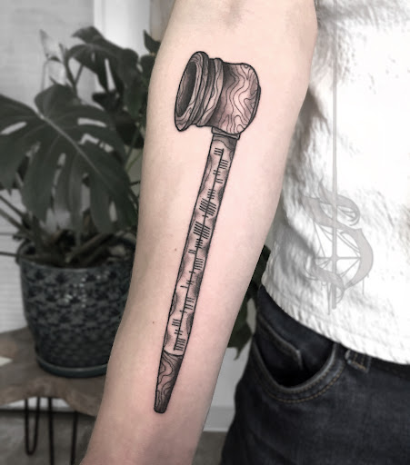 Explore landscape tattoo ideas, creative tattoo ideas in Lopez Island, available at Soot and Bone Body Art Studio