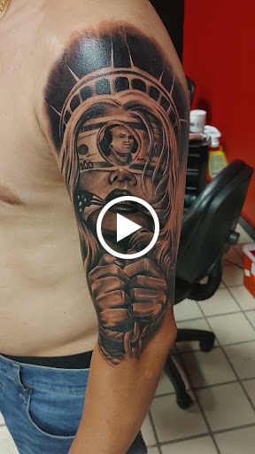 Explore pain tattoo ideas for guys, creative tattoo ideas in Hereford, available at Slow Pain Tattoo Body Art Studio