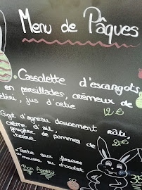 Bistrot des Amis à Fontainebleau menu