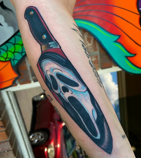 Explore tattoo ideas for behind ear, creative tattoo ideas in Calhoun, available at A Sailors Grave Tattoo Parlor