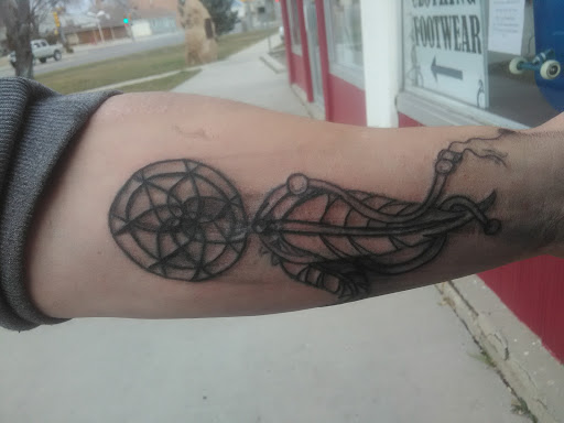 Explore skier tattoo ideas, creative tattoo ideas in Rock Springs, available at Euphoric Tattoo Parlour