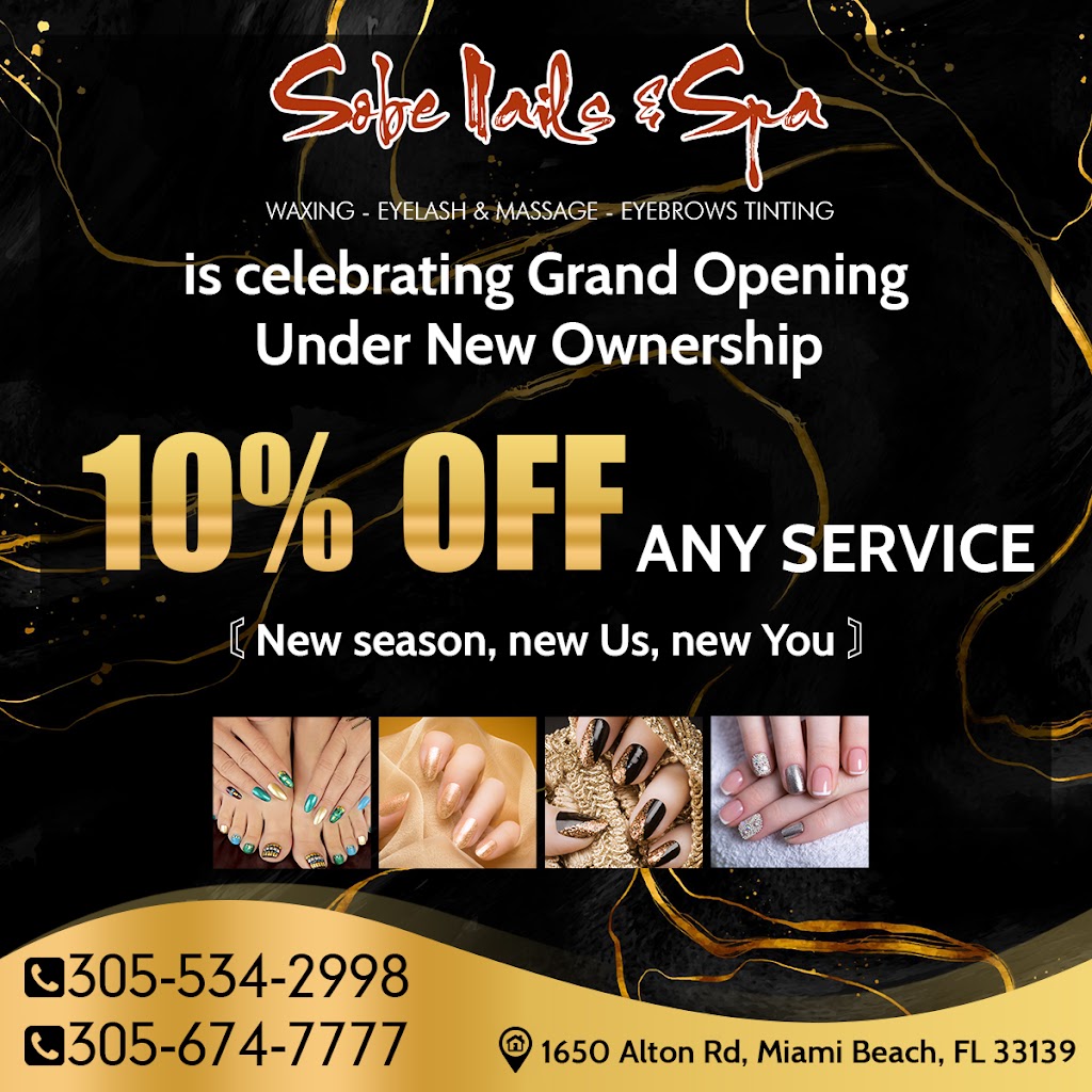 Sobe Nails Spa & Waxing Massage Eyelash 33139