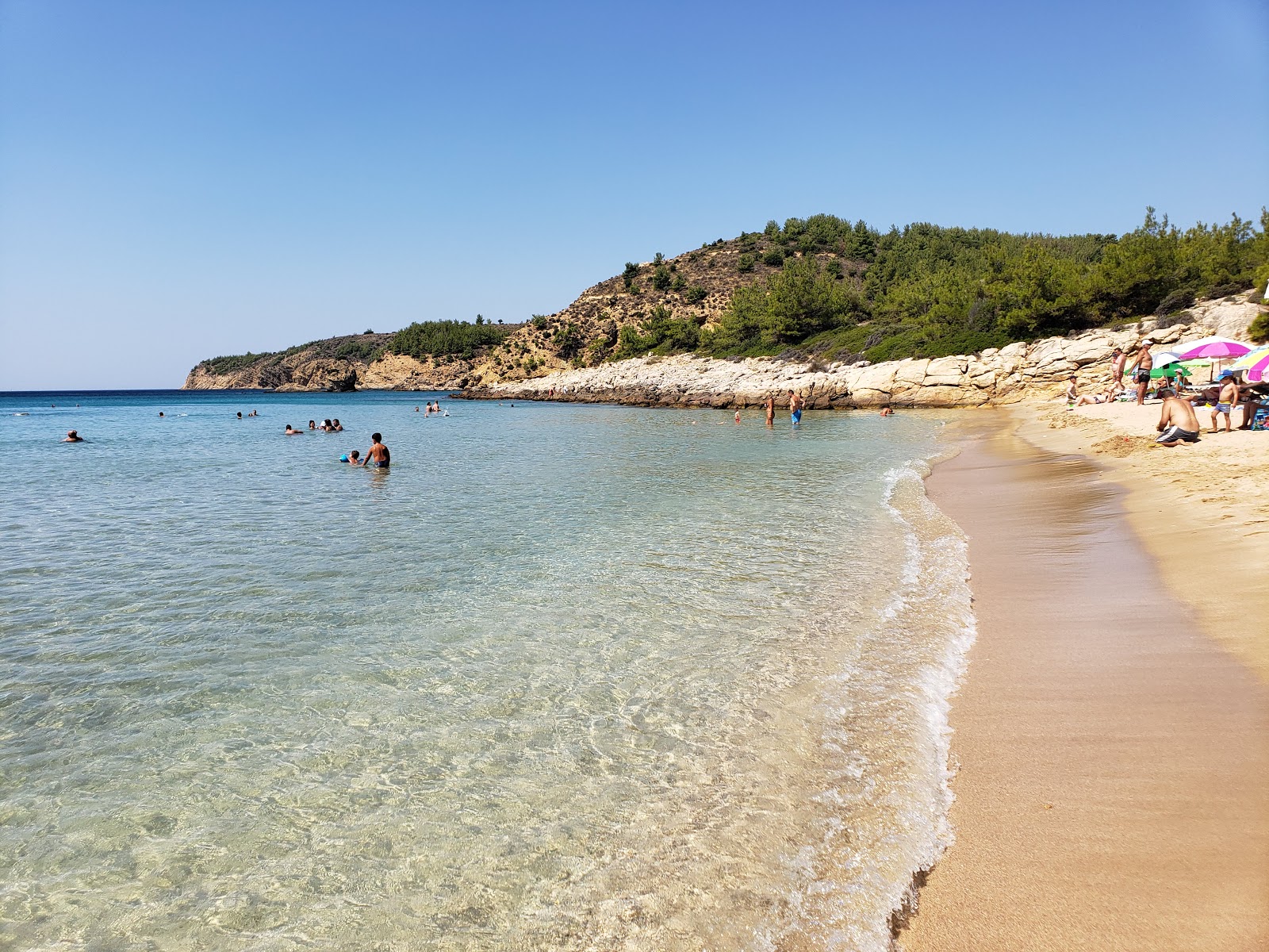 Zdjęcie Rosonkremos beach z przestronna zatoka