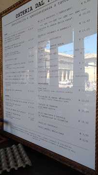 Menu / carte de Antica Macelleria Canestrari à Senigallia