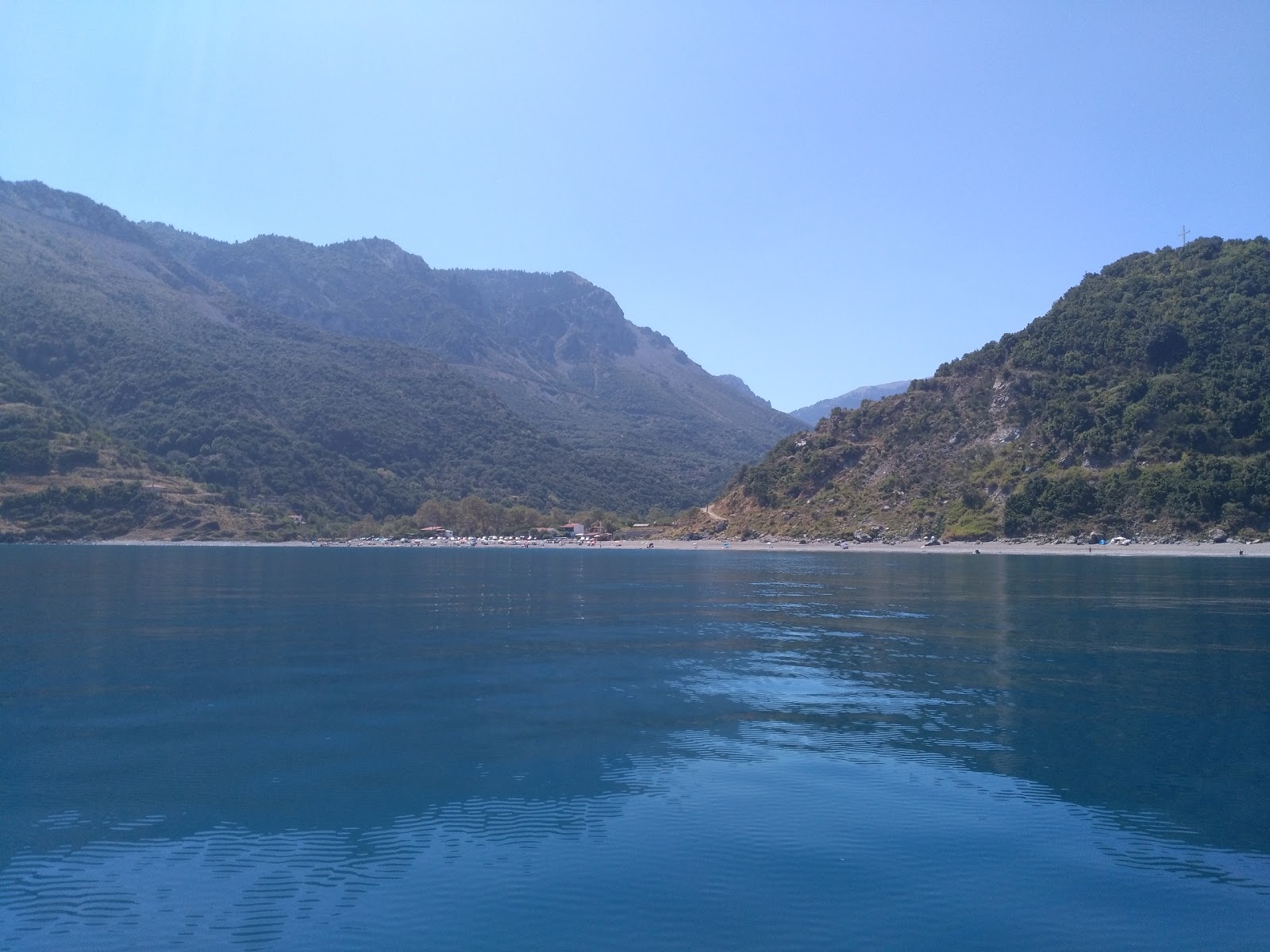 Foto af Metochiou beach faciliteter område