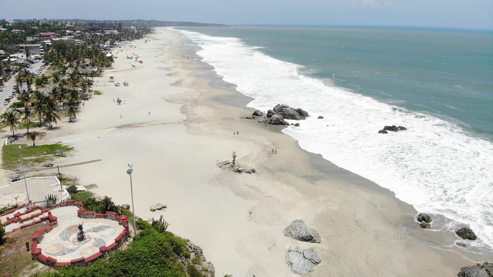 Fotografija Plaža Zicatela z visok stopnjo čistoče