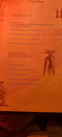 Osteria Rosso di Sera à San Feliciano menu