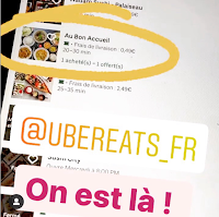 Au Bon Accueil à Massy menu