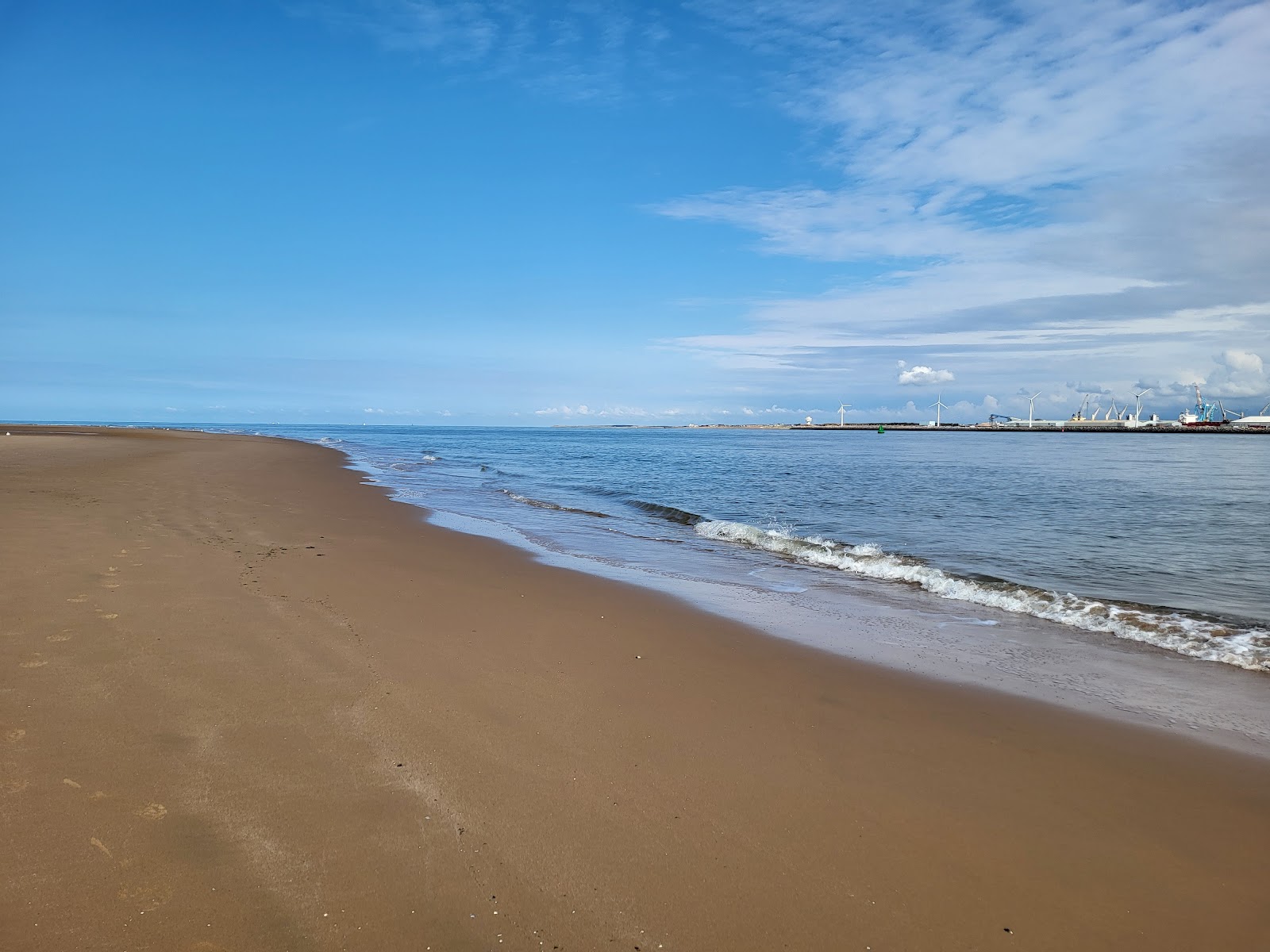 Foto af New Brighton Beach med høj niveau af renlighed