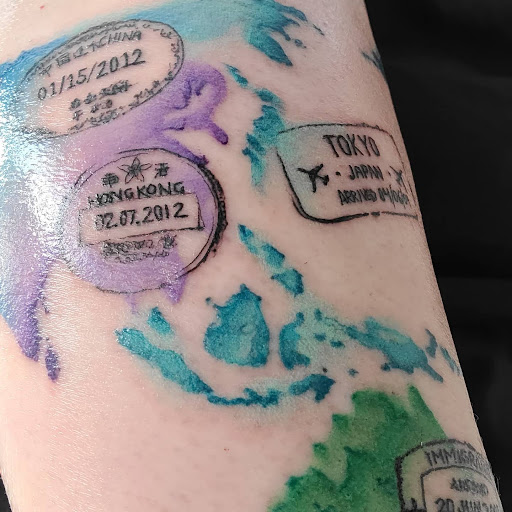 Explore knee surgery tattoo ideas, creative tattoo ideas in Denver, available at Ikonik Ink Tattoo