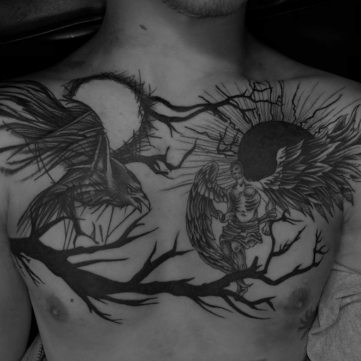 Explore meaningful sister tattoo ideas, creative tattoo ideas in Cordova, available at The Rook x Raven Tattoo Creative