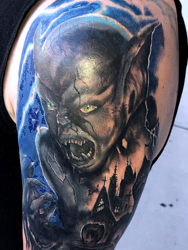 Explore arm tattoo ideas flowers, creative tattoo ideas in Savannah, available at Tatlyfe Studios