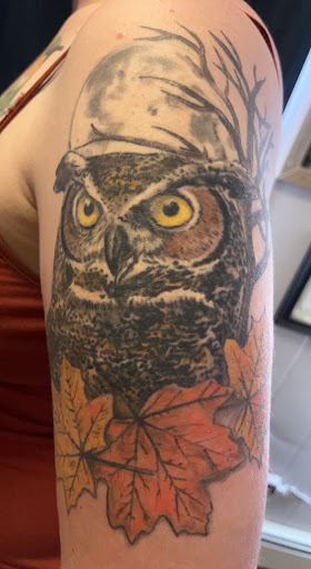 Explore dogwood tree tattoo ideas, creative tattoo ideas in Sunbury, available at Spot of Ink