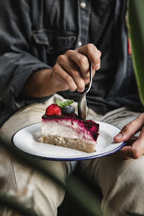 Gâteau au fromage du Restaurant végétalien Aujourd’hui Demain à Paris - n°7