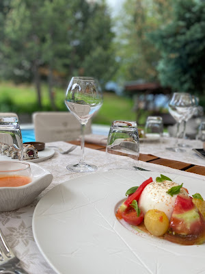 Restaurant le Jardin du Chalet Mounier à Les Deux Alpes