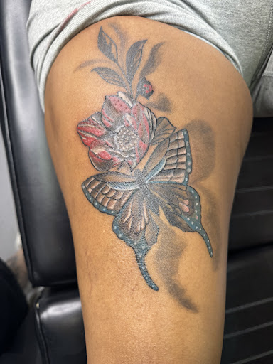 Explore virgo tattoo ideas for females, creative tattoo ideas in Lubbock, available at Pura Envidia Tattoo Shop