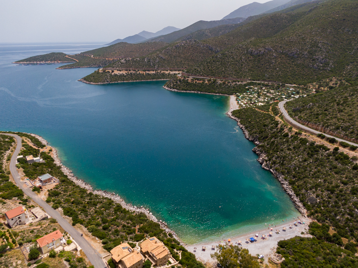 Agios Dimitriou beach的照片 具有非常干净级别的清洁度