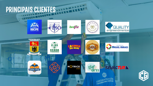 CG CLIMATIZAÇÕES | Aluguel de ar condicionado Recife - Fornecedor de ar-condicionado