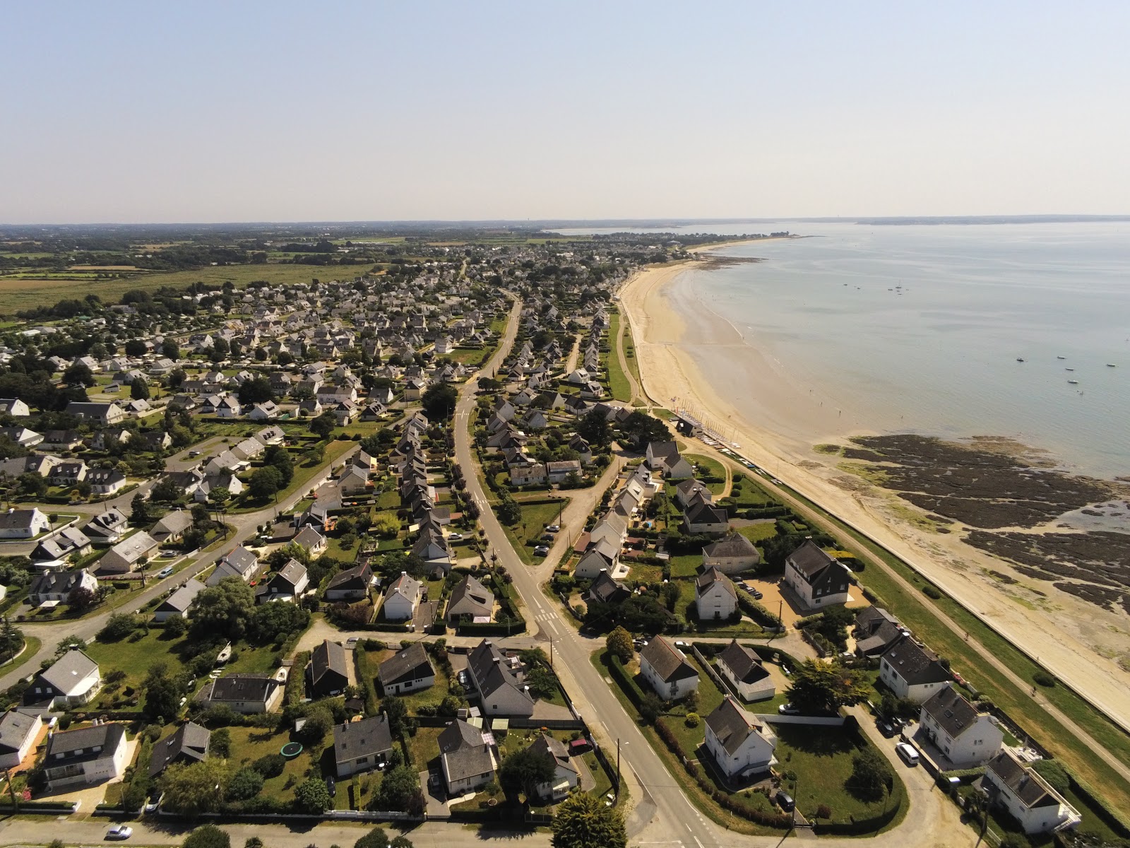 Foto van Plage de Damgan met turquoise water oppervlakte