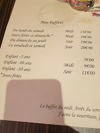 Taste & buffet à Saint-Pierre-du-Mont menu