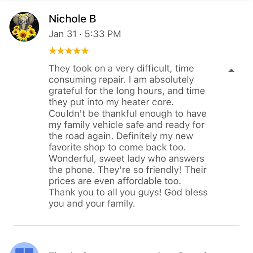 Auto Repair Shop «Auto Air & Heating, Inc.», reviews and photos, 14 S Westside Dr, New Palestine, IN 46163, USA