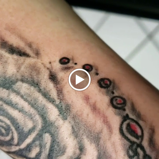 Explore tattoo ideas for dogs, creative tattoo ideas in Erie, available at EliKingInk